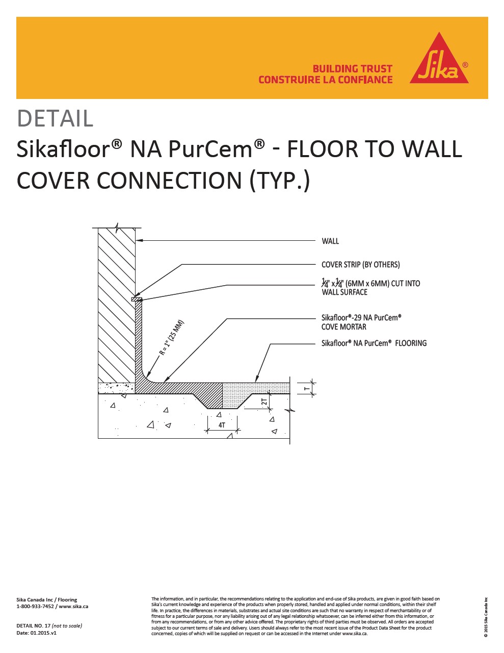  17-Sikafloor NA PurCem-Floor to Wall Cover Connection 