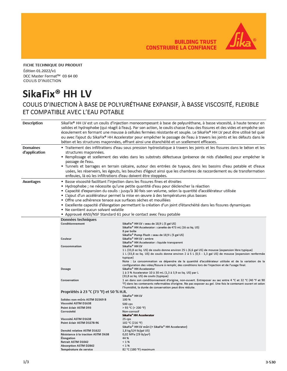 SikaFix® HH LV