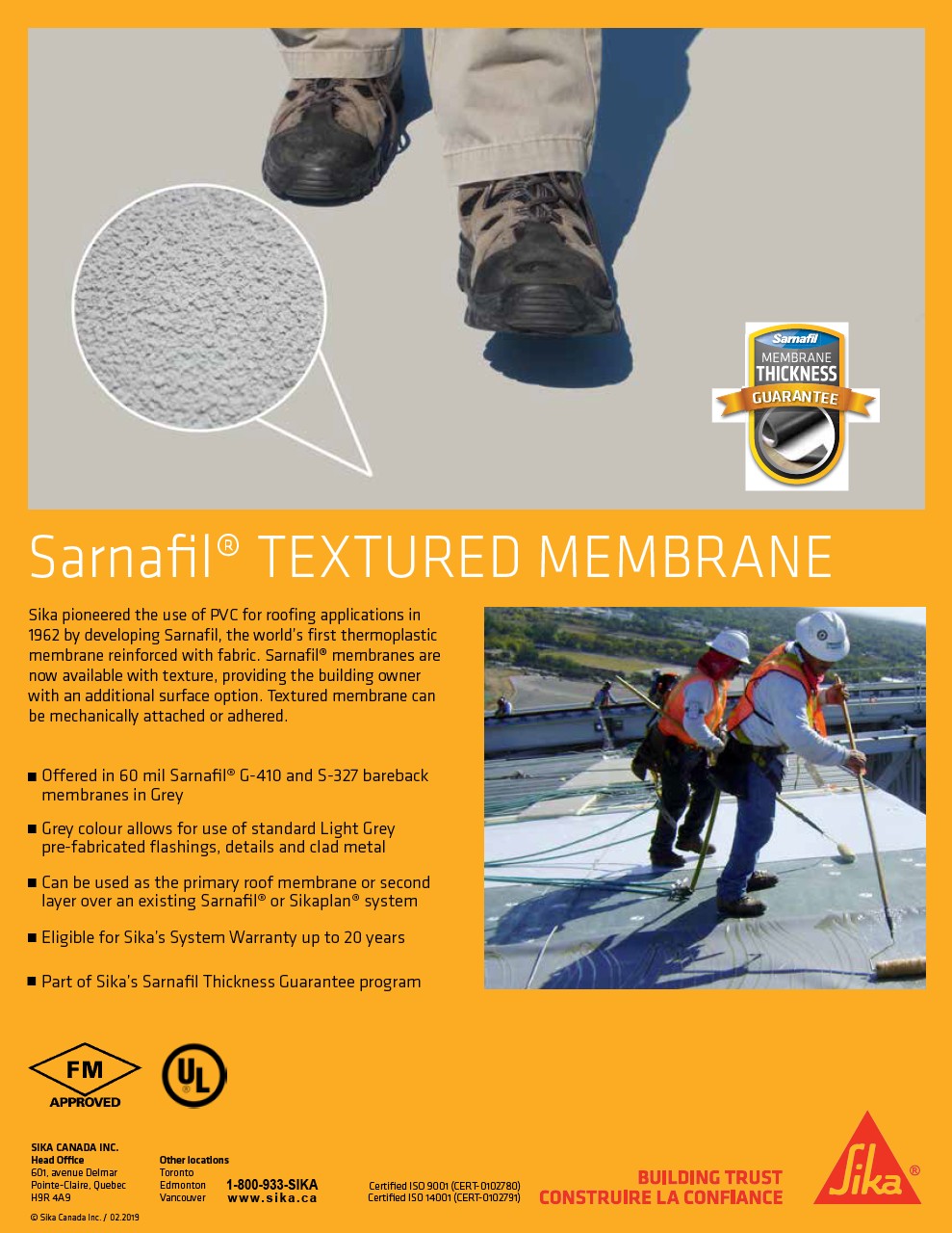   Sarnafil Textured Membrane