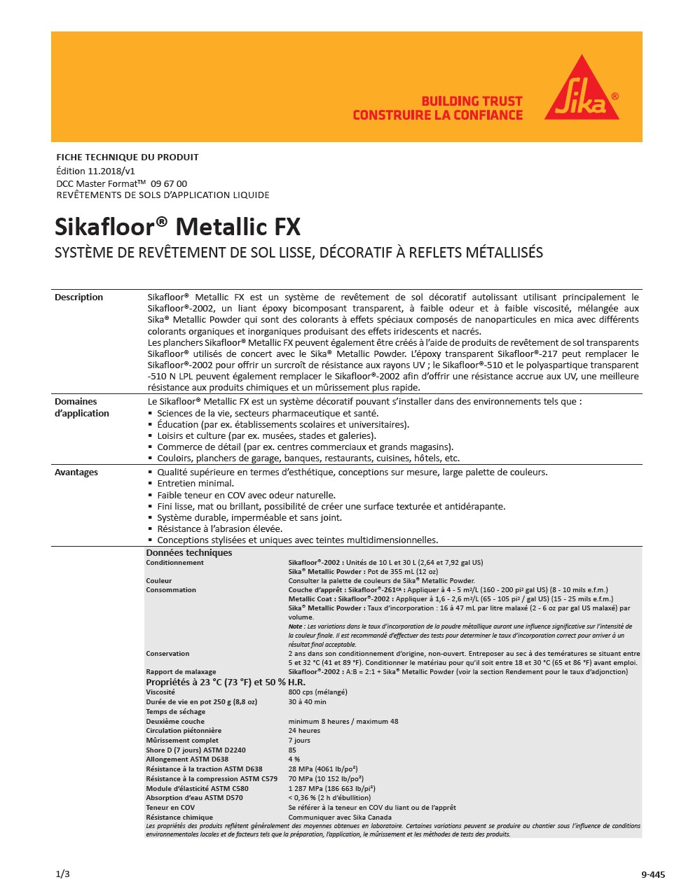 Sikafloor® Metallic FX 