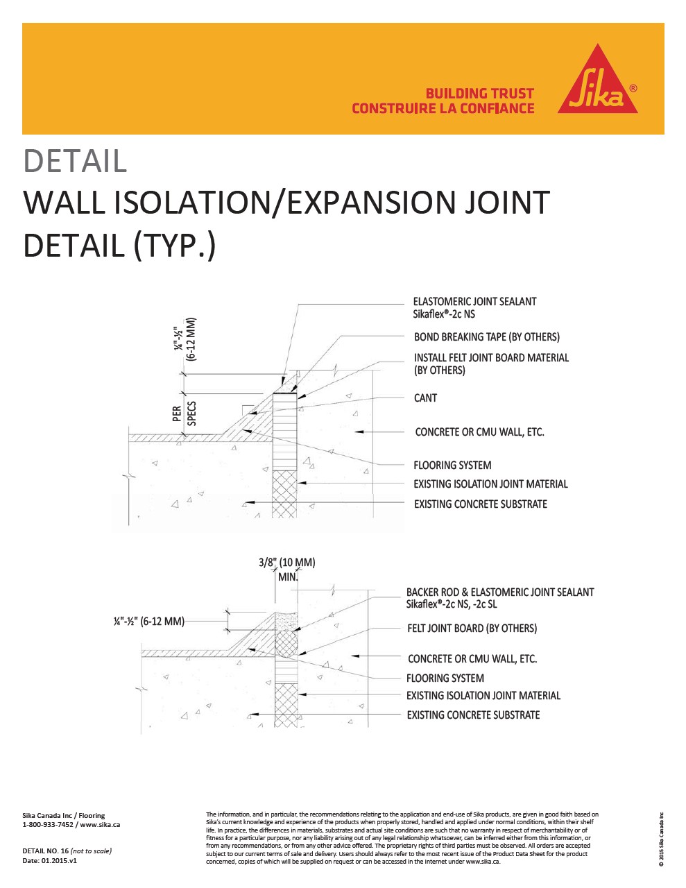 16-Wall Isolation-Expansion Joint