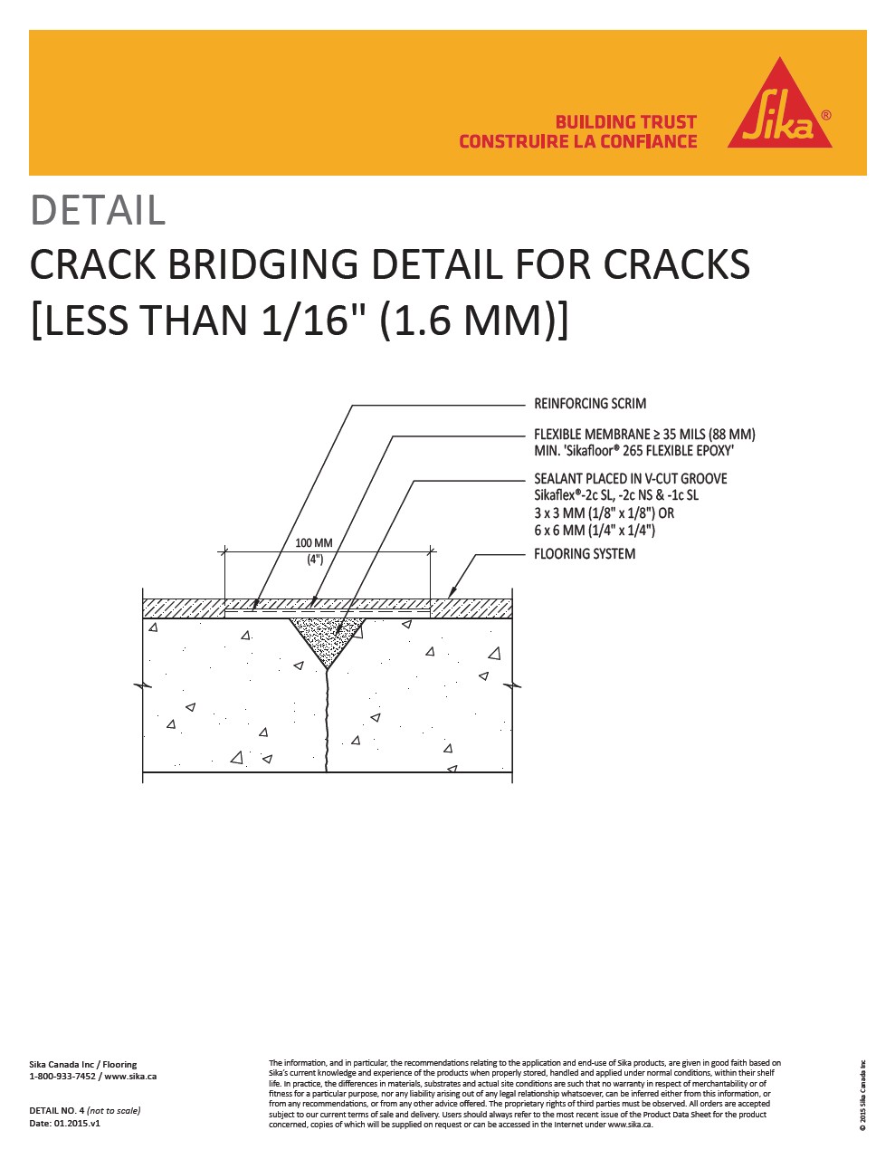 4-Crack Bridging Detail For Cracks 