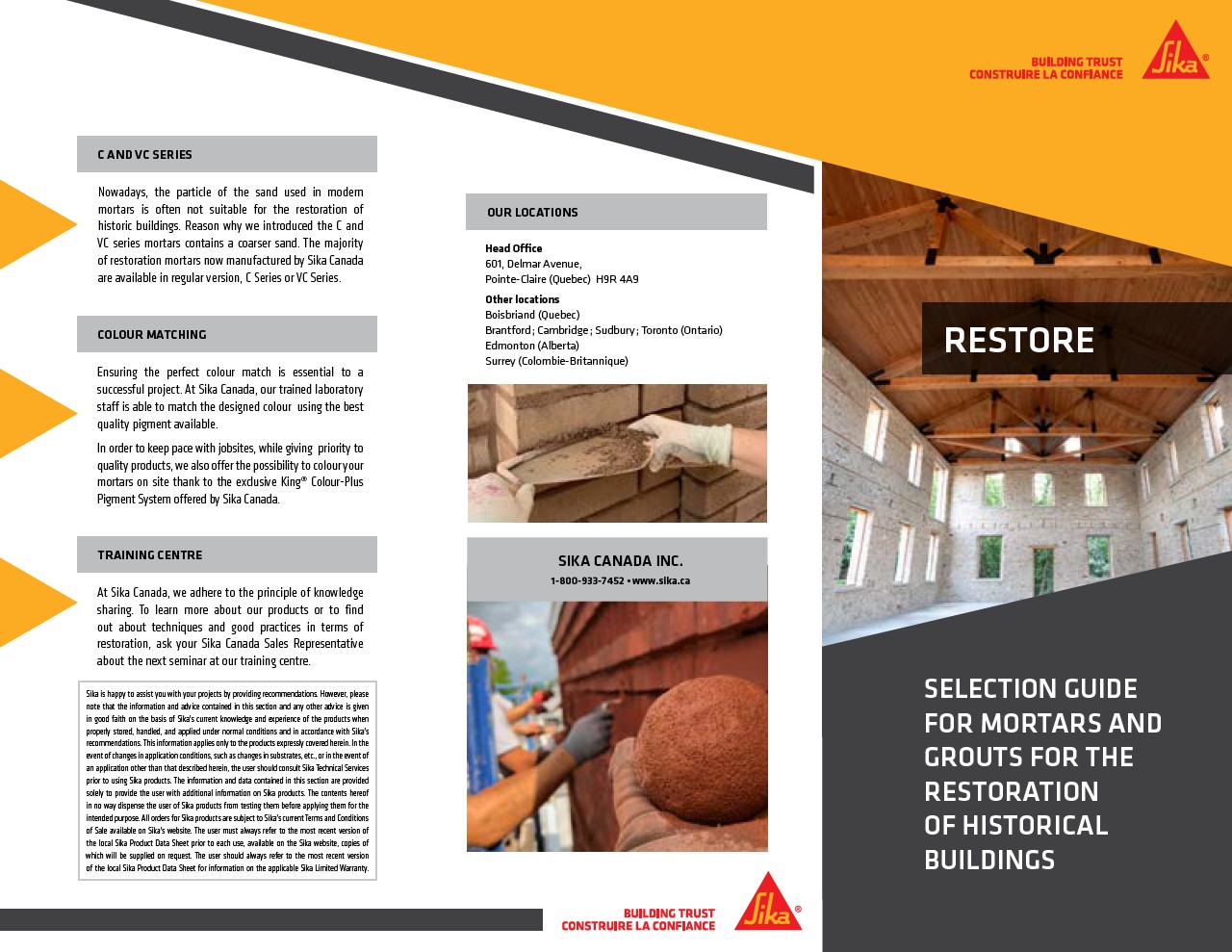Historical building restoration selection guide