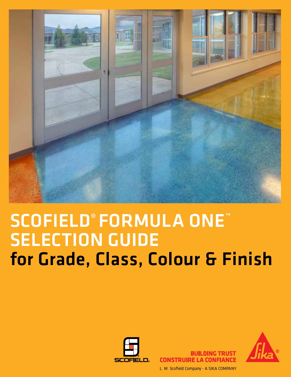 Scofield® Formula One™ - Selection Guide