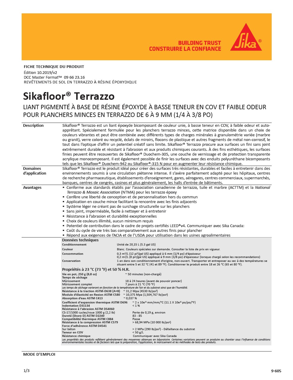 Sikafloor®- Terrazzo
