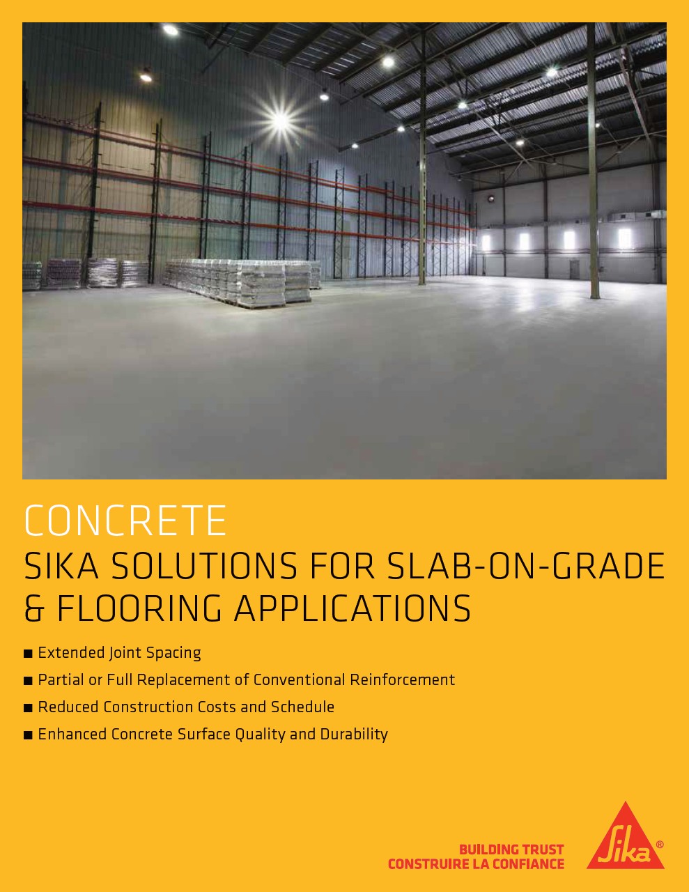 Sika Solutions For Slab-On-Grade & Flooring Applications